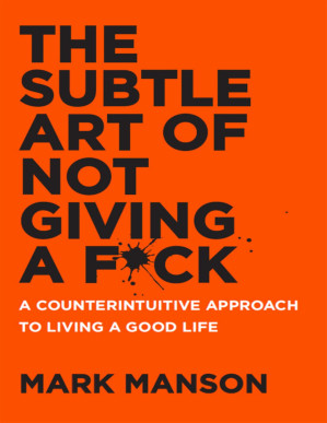 Couverture de « The Subtle Art of Not Giving a Fuck »