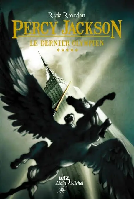 Couverture de « Percy Jackson Le Dernier Olympien »