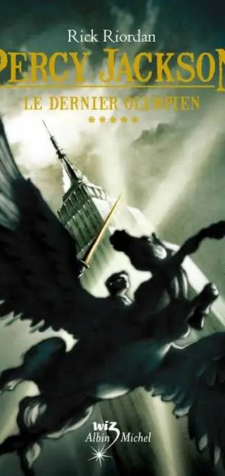 Couverture de Percy Jackson Le Dernier Olympien, Rick Riordan